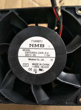 NMB 08038RA-24P/24Q/24R-FA/GA/GU/EU/FB/GT变频器散热风扇dc24V