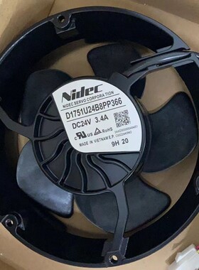 全新原装正品D1751U24B8PP366/P363 ABB580变频器散热3.4A风扇24V