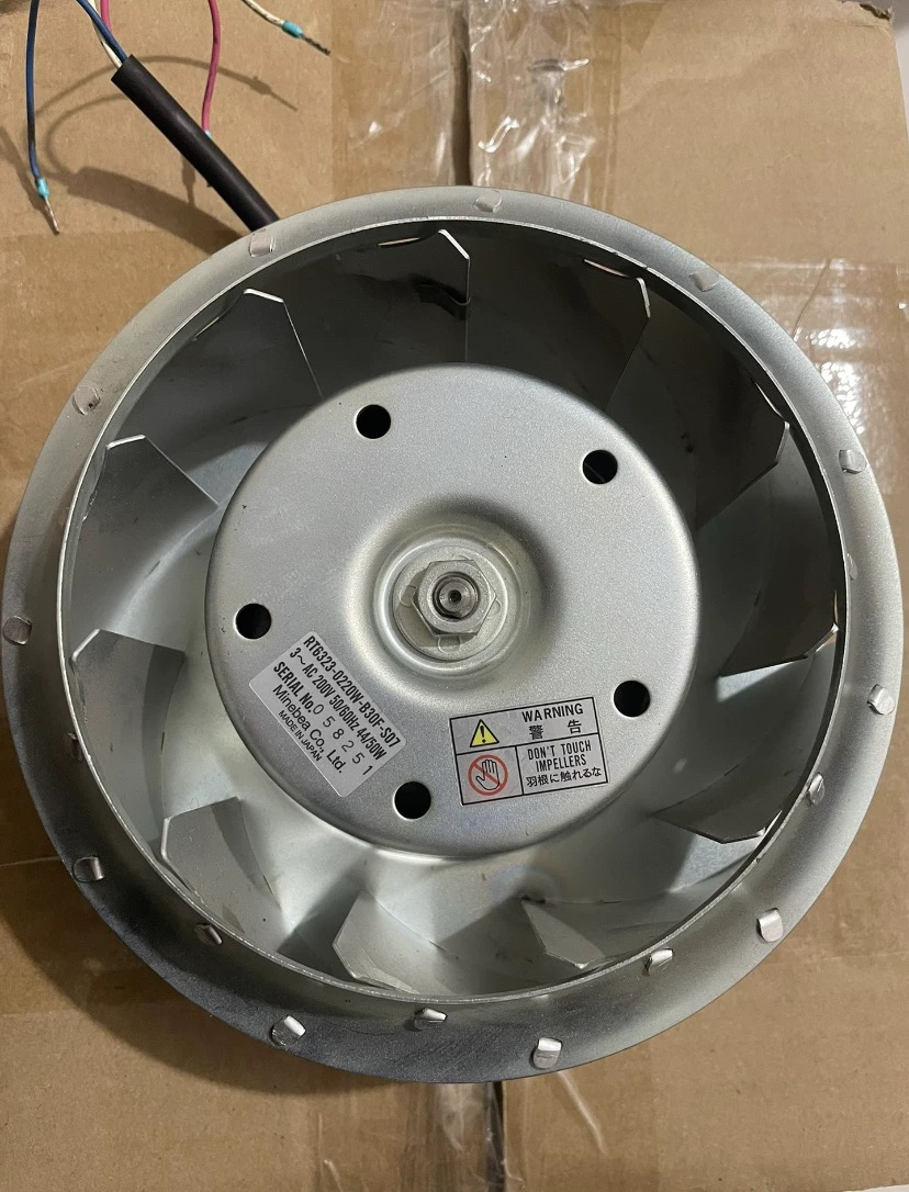 全新三菱主轴电机散热风扇RT6323-0220W-B30F-S07 AC200V 50W风机
