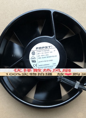 原装德国进口 15038 12W变频器散热风扇48V TYP 7118N/2 7118N/12