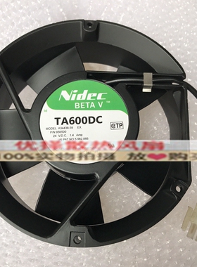 日本Nidec尼迪克TA600DC A34438-59 EX 24V 1.4A UPS电源散热风扇
