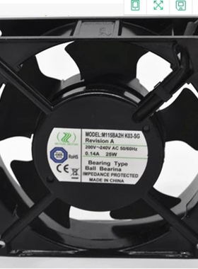 MUTUAL MOTOR M115BA1H M145CA/M195FEA2H DCS控制柜换气风扇200V
