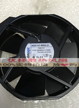 W2E142-BB05-01/87 原装德国进口115V 27/28W耐高温散热风扇17238