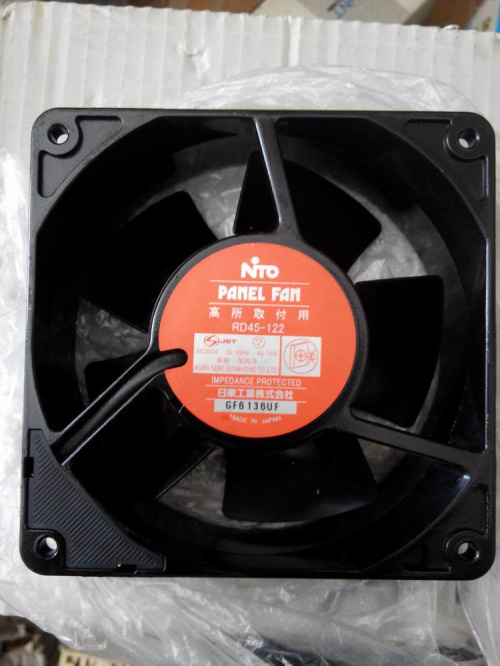 日本NTO RD45-122/121 200V/100V PF-125H-M/2M 全金属耐高温风扇