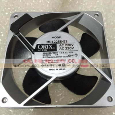 日本ORIX东方 MU1225S-41/51 MU1225M-41/51 AC200V 机柜散热风扇