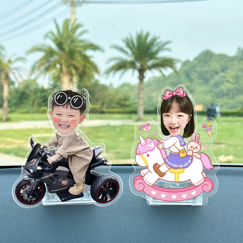 升级隐藏线太阳能摇头摆件定制