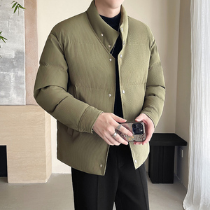 模特图~2025冬季立领加厚棉服 E001/P75图片