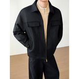 模特图~新标90白鸭绒仿麂皮绒冬季美式羽绒服外套E126/P198，男装羽绒服，电商B331