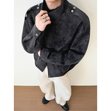 模特图~春季薄款机车皮夹克外套YJ6010/P108，男装夹克，电商B331