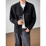 模特图~抖音立领垫肩休闲西装夹克外套K8826/P108，男装夹克，电商B331