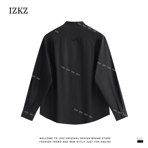 网图慎用~白泽同款抖音纯棉暗条纹长袖衬衫 T7717/P55图片