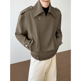 模特图~2026春季双领设计休闲夹克外套YJ6003/P128，男装夹克，电商B331