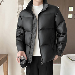 模特图~2025冬季短款面包服皮棉服 E002/P75图片