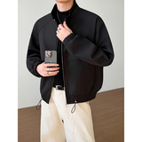 模特图~2026春季插肩袖简约夹克外套YJ6026/P98，男装夹克，电商B331