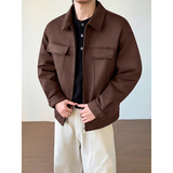 模特图~新标90白鸭绒仿麂皮绒冬季美式羽绒服E126/P198，男装羽绒服，电商B331