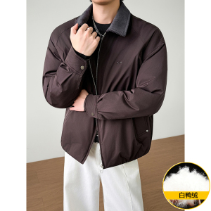 模特图~新标90白鸭绒美式微阔休闲羽绒服外套 E103/P228图片
