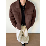 模特图~冬季抖音直播加棉加厚绒面夹克外套棉衣E082/P138，男装夹克，电商B331