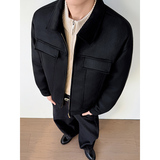 模特图~冬季抖音直播加棉加厚绒面夹克外套棉衣E082/P138，男装夹克，电商B331