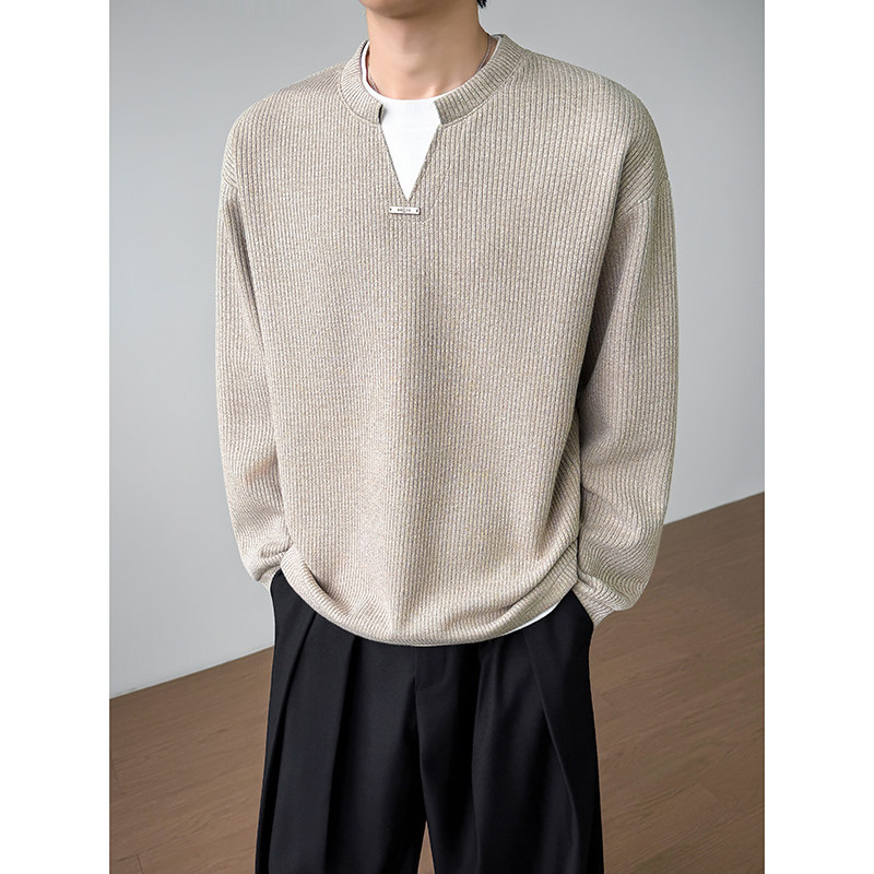 模特图~2026春季假两件卫衣外套YJ6029/P68，女装短外套，电商B331