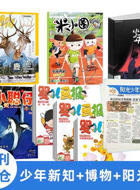【过刊清仓】少年新知过刊2024阳光少年报过刊幼儿画报博物杂志小聪仔过刊意林少年版少年先锋报好奇星球中国少年米小圜杂志英语报