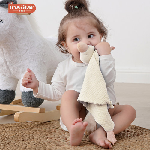 茵秀丽A类纱布安抚玩偶可入口