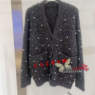 正品 国内代购 时尚 2025冬新款 2290 现货 85D542开襟毛衫 Anyspoor