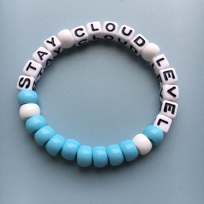 the同款golf嘻哈风说唱手链