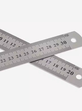 实验室专用不锈钢直尺 得力不锈钢直尺 经久耐用 瑞格锐思RGRS