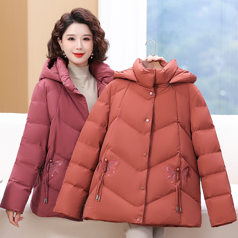 中老年人羽绒服女装冬装加厚保暖