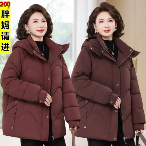 中老年妈妈装冬季保暖棉衣加厚女