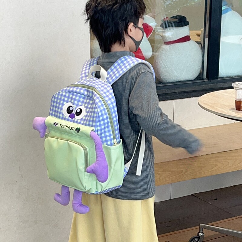 儿童双肩包卡通可爱背包男女童图片