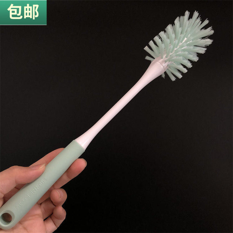 包邮 长柄柱形杯刷水壶底清洁刷全方位杯子清洗刷子水瓶刷水杯刷