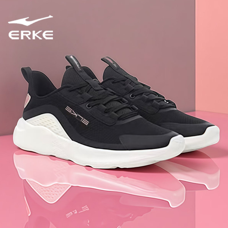 鸿星尔克女鞋2026春季新款网面舒适软底运动鞋女士轻便百搭跑步鞋