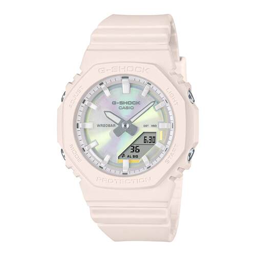 CASIO卡西欧G Shock偏光粉色表盘运动女士女士手表GMAP2100PC 4A