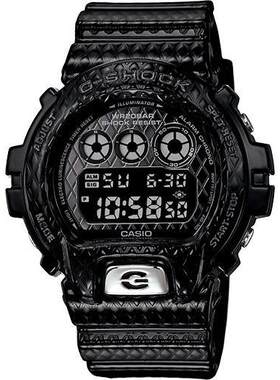 CASIO卡西欧G SHOCK DW 6900DS 1黑色镶钻限量版手表