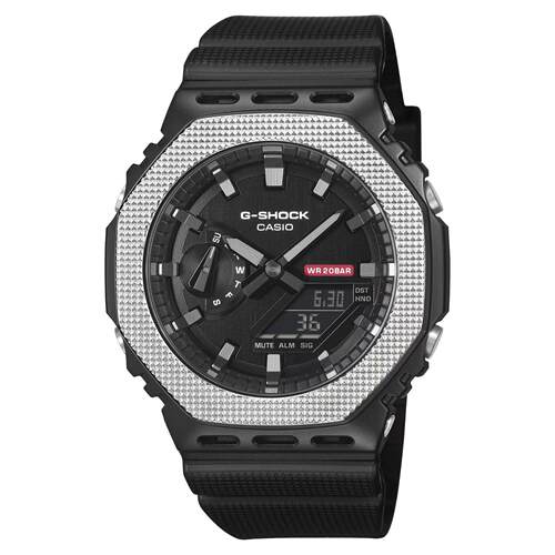 CASIO卡西欧G Shock 2100系列黑色表盘树脂表带手表GM2100BM 1A