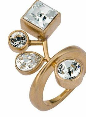 atelier SWAROVSKI施华洛世奇by Peter Pilotto Arbol戒指金色镀