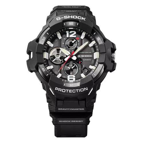 CASIO卡西欧G Shock石英Gravity Master灰色表盘男士手表GRB300
