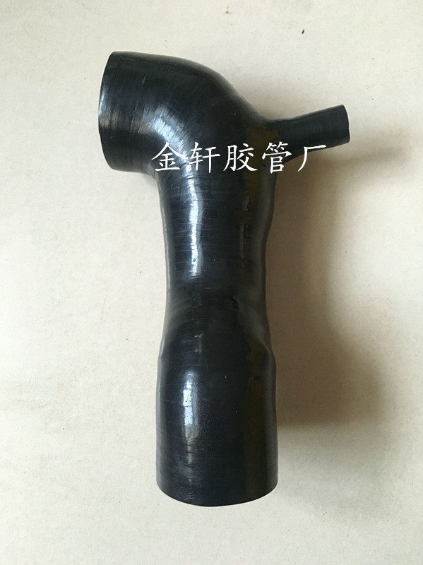 黄海N1N2皮卡493柴油车空气进气管黄海N1空滤管耐高温硅胶管加强