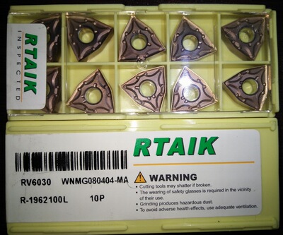 车刀片 RTAIK RV6030  WNMG080404-MA WNMG080408-MA 钢件不锈钢