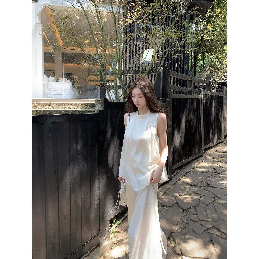 搜搜夏日绝美休闲套装气质一整两件套ootd穿搭夏季高级感超火新款