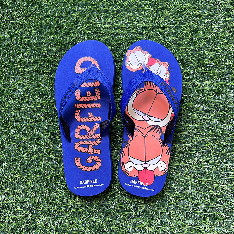 人字拖男夏季休闲居家户外透气防滑卡通印花学生情侣个性夹趾拖鞋