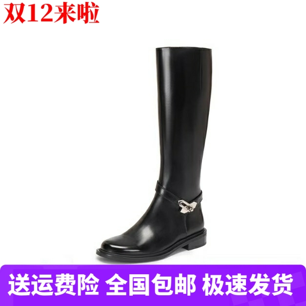 商场同款2025新款骑士乐章骑士靴粗跟长筒靴休闲女长靴EAJ48DG5