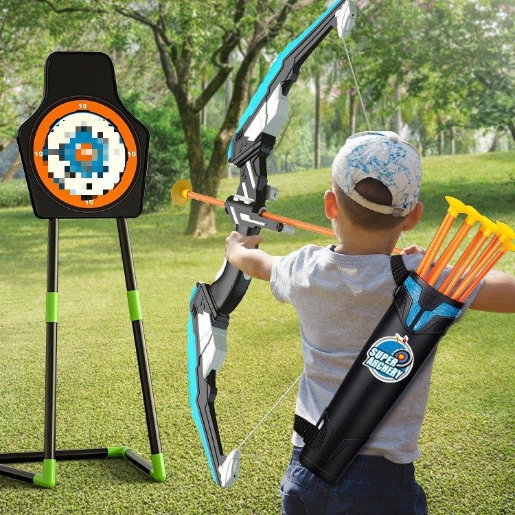 出口欧美儿童体育运动射击玩具男孩灯光弓箭套装户外休闲体育玩具,玩具/童车/益智/积木/模型,其他户外休闲玩具,淘宝优惠券,粉丝福利购,淘宝优惠卷