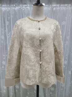 气质百搭显瘦长袖 W560专柜正品 时尚 新款 国风外套女上衣 2026春装