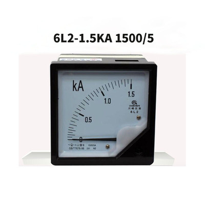 川崎仪表6L2- 1.0KA 1.5KA 2KA 5KA 20KA 1.2KA 指针式交流电流表