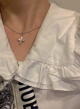 原创双层组合可拆卸吊坠锁骨链