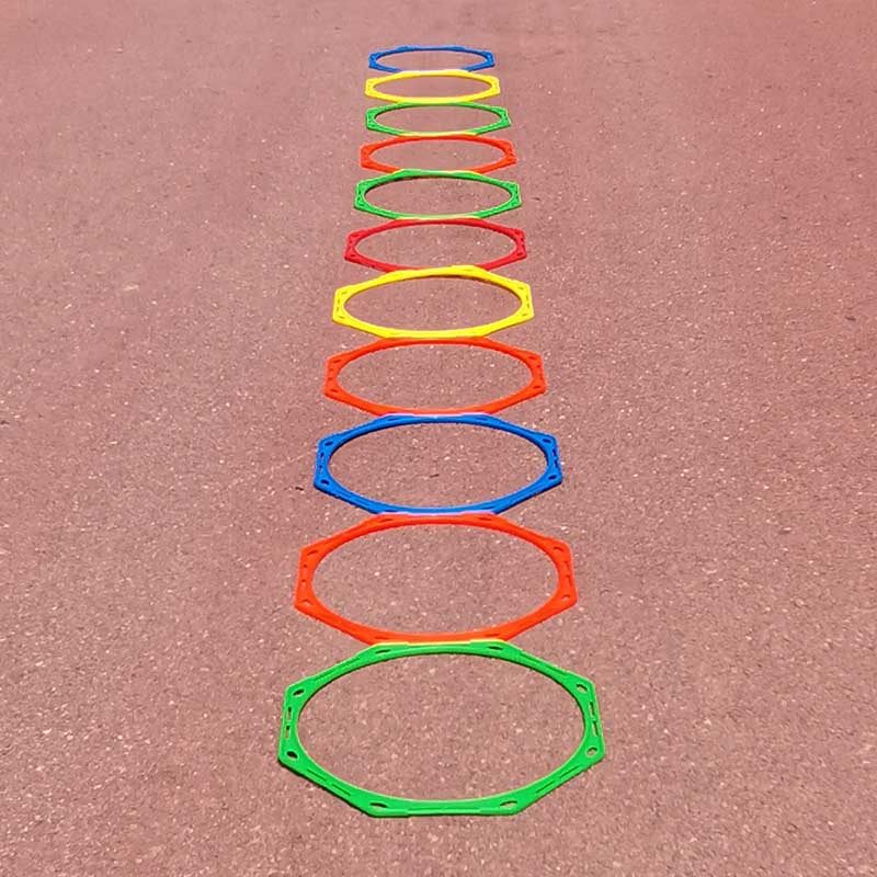 篮球六边形训练器材用品控球突破敏捷梯体能训练环障碍物八边形