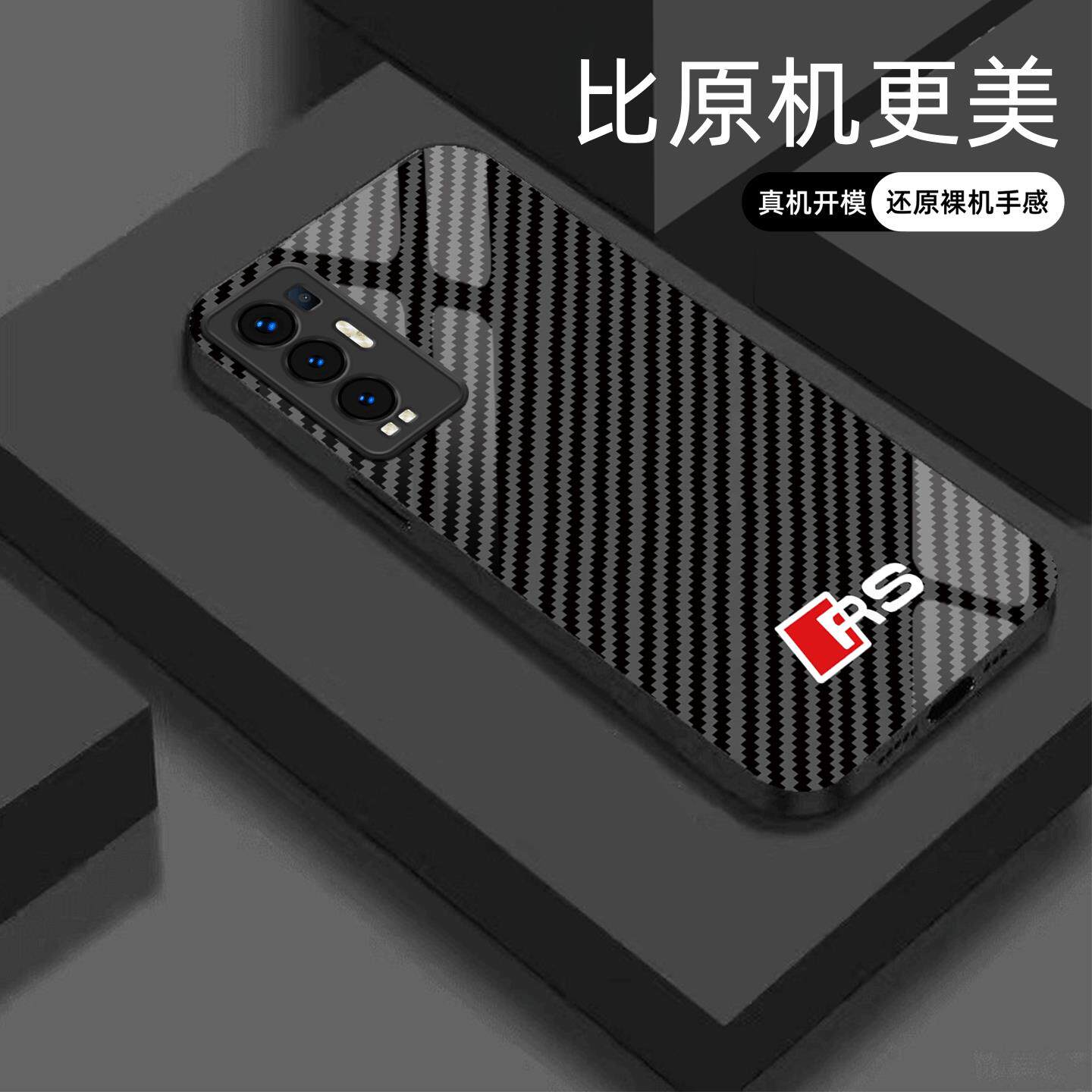 适用【OPPOReno5pro+5g】宝马Mpower液态玻璃亮面手机壳RS电镀全包镜头冰感轻奢高档软边抗摔耐脏保护套