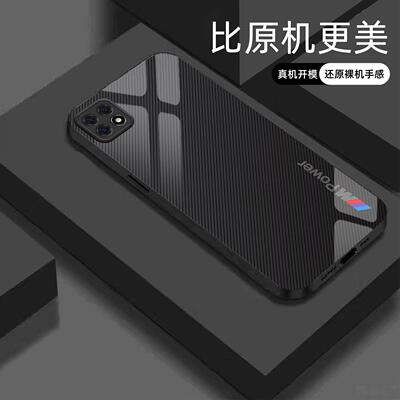 适用【OPPOA72】宝马Mpower液态玻璃亮面手机壳RS电镀全包镜头冰感轻奢高档软边抗摔耐脏保护套